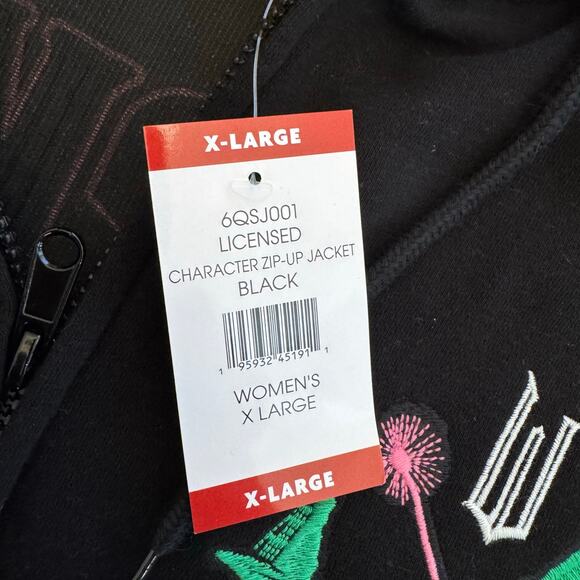 Wicked Movie Women's Full Zip Embroidered Hooded Sweatshirt XL NWT - Picture 6 of 15